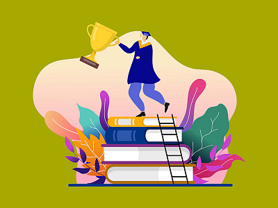 Flat Illustration Education Concept