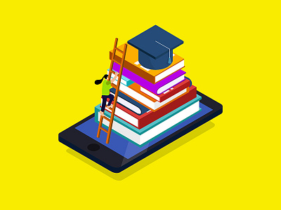 Flat Illustration Education Concept