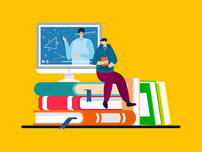 Flat Illustration Education Concept