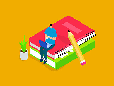 Flat Illustration Education Concept