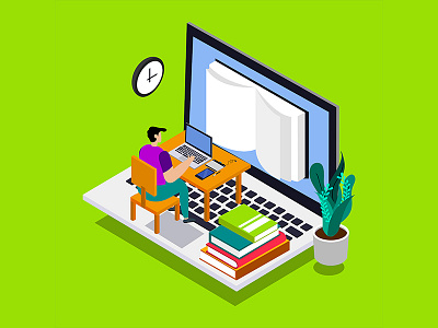 Flat Illustration Education Concept