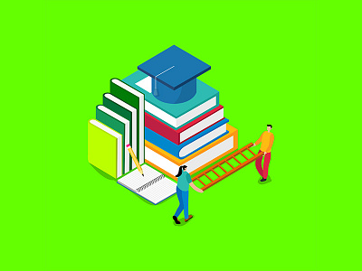 Flat Illustration Education Concept