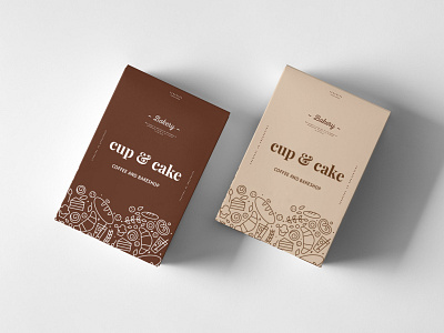 Cup & Cake Packaging branding design