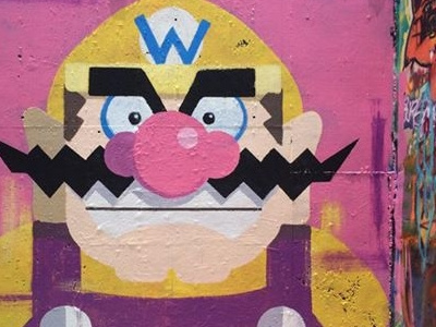 Wario Mural