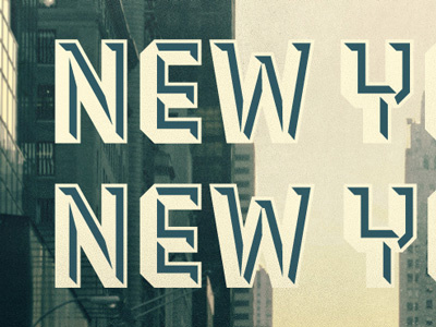 New York, NY Gowalla City Guide Postcard alan defibaugh new york photoshop vector