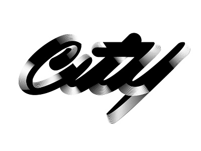 City ( but I live in the country) custom lettering custom logotype directeur artistique graphiste hand lettering lettering logo typography webdesigner