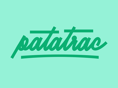 Patatrac ! custom lettering custom type graphiste hand lettering lettering logo typography webdesigner