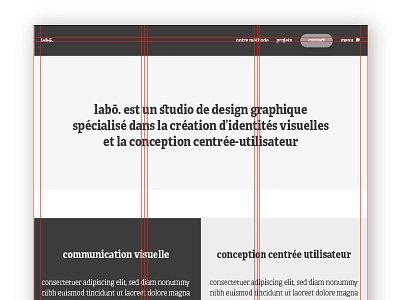 User centered wireframe - 1st.