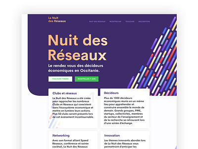 Nuit des Réseaux décideurs french tech network networking nuit des réseaux occitanie uidesign webdesign