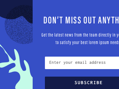 Daily UI - Subscribe Form daily ui subscribe form ui design