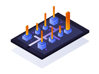 Improving my iso skills ;) graphiste illustration ipad isometric ui designer webdesigner