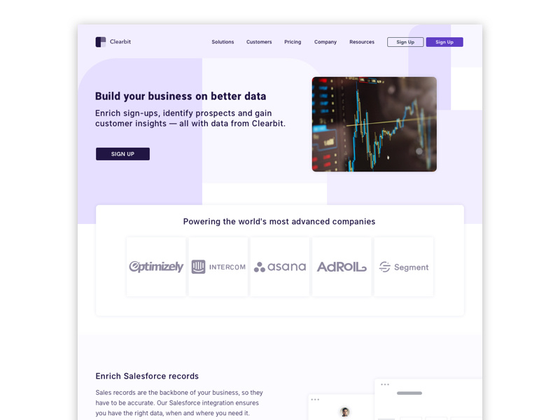 Clearbit Redesign redesign graphic designer graphiste webdesigner webdesign user interface design user interface