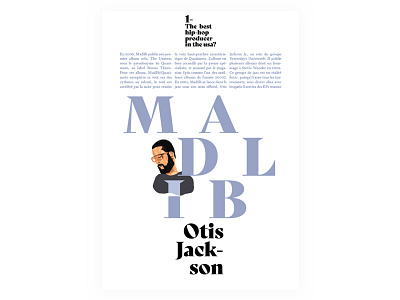 Layout fonts hip hop madlib print print layout typography