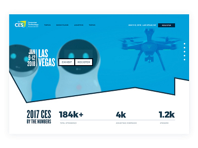 Ces Header Webdsite redesign