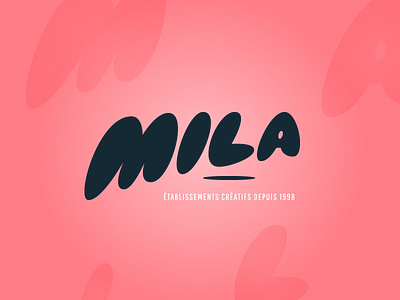 Fun with Mila branding bubble graphisme graphiste identité visuelle logo logotype typography visual identity webdesign webdesigner