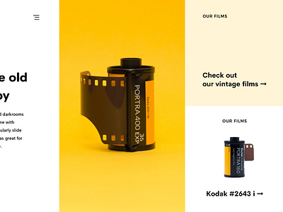 Kodak for @AtelierGringo grid grid design grid layout layout ui ui design user interface design webdesign webdesigner