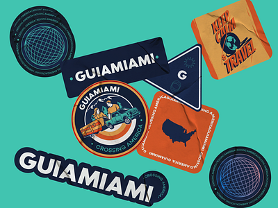 Guiamiami Crossing America art colors design logo miami travel