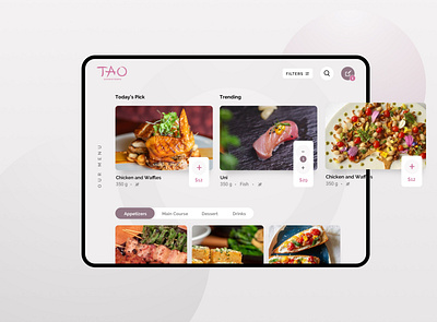 Digitalizing Restaurant Menus app creative dashboad menu modern restaurant ui ux