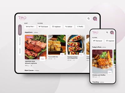 Digitalizing Restaurant Menus app design ipad menu modern restaurant ui ux