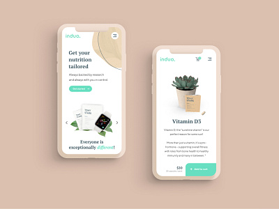 Mobile first design for subscription supplements