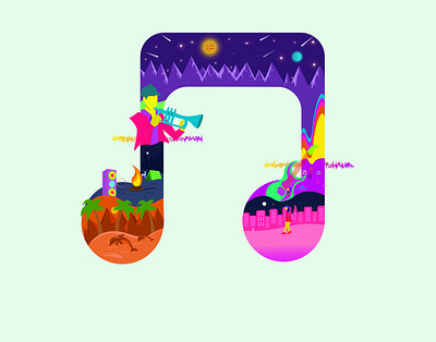 music_logo app business dribbble icon icondesign illustraion illustrator logo music musiclogo ui ux web