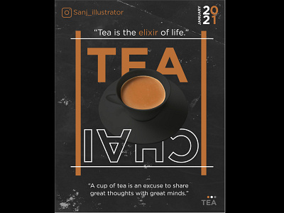 Tea app banner behance branding design dribble graphic graphicdesign illustraion marketing poster poster design posters social socialmedia tea template typography ui web