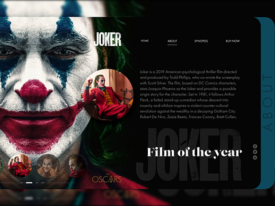 Joker Website UI