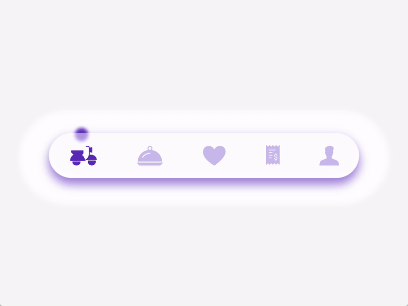 FOODISH | Tab Bar Interaction Concept animation design food foodish mobileapp mobileapps tabbar ui uiux