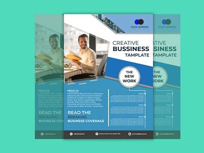 Business Company Flyer Design branding business design flyer flyer design illustration pds photoshop vector