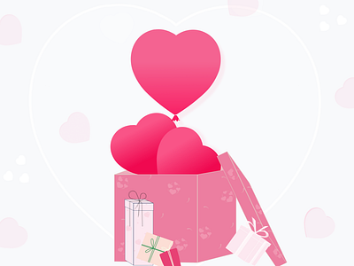 Heart ❤️ art character design character illustration design dribbble gift heart illustration illustration art love romantic valentines web