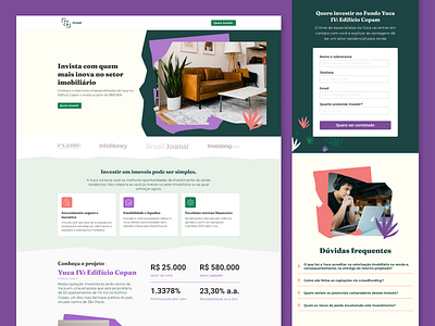 EBAC - Criando Landing Pages Responsivas apartment design ebac immobile investment rent ui ux yuka