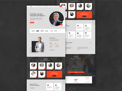 Business consultancy website corporate website graphic design icons landing ui ux web design