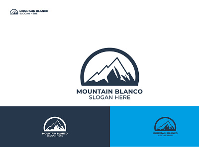 MOUNTAIN BLANCO LOGO brand identity branding creative logo logo logo design logos minimalist minimalist logo mordan logo professional logo