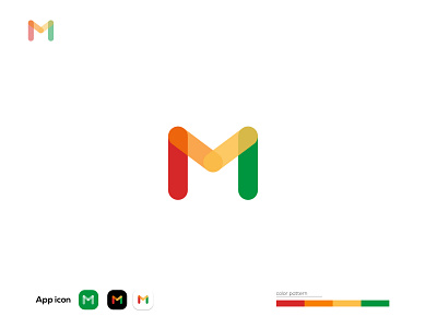 M logo