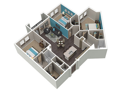 3D floor Plan Design