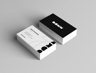 Bussiness card design for DOMM - An Online Home Appliances Store branding card design graphic design