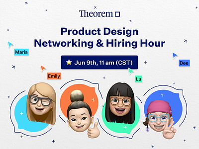 Product Design Networking & Hiring Hour design hiring illustraion job jobs jobsearch networking product design ui ux