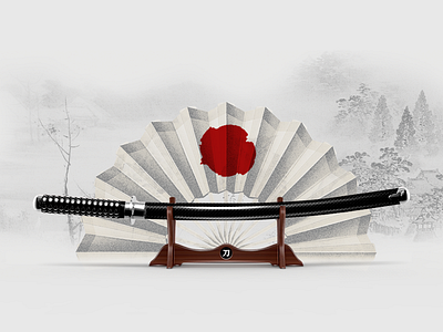 Katana asia illustration japan katana sword
