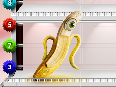Crazy fruits automat banan character fruit game slot