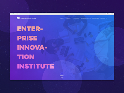 Enterprise Innovation Institute Landing Page