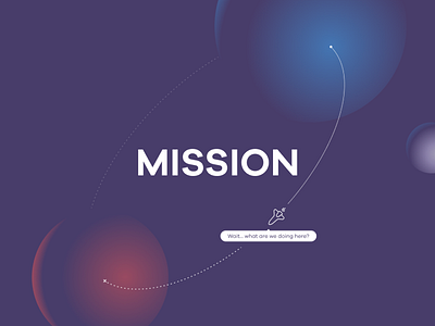 Mission Slide 2d earth illustration keynote mars mission rocket slide