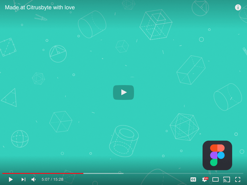 Youtube player freebie component figma freebie player ui youtube