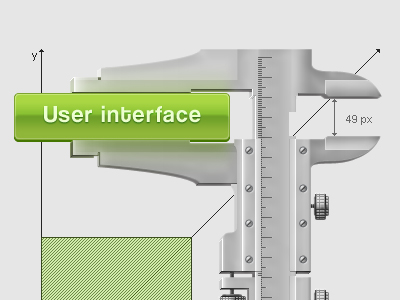 User interface teaser user interface