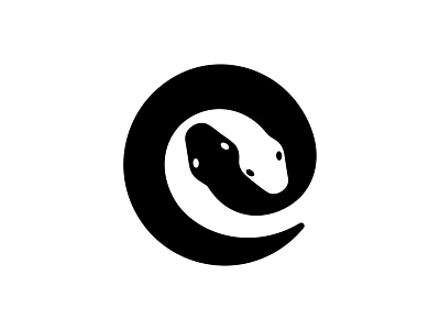 snake logo animation illustration typography