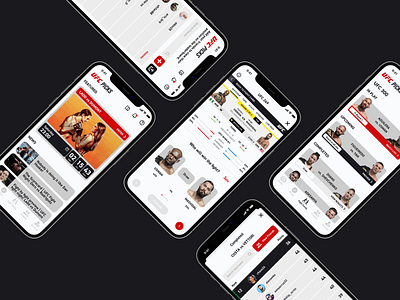 UFC Picks app design fighting figma gambling game interface live minimal mma portfolio ufc ui uidesign ux