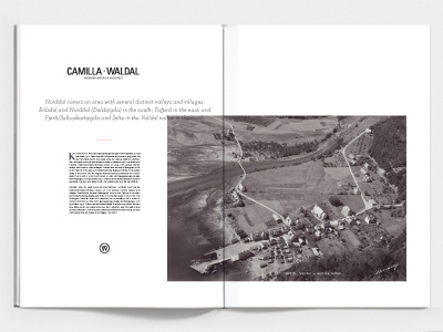 Camilla Waldal book branding print profile