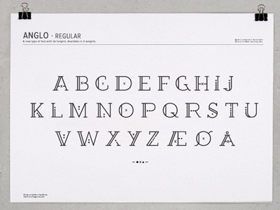 Anglo typeface typography