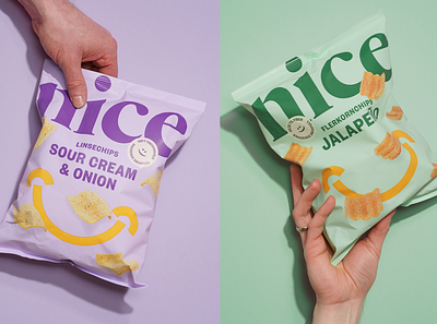 Nice Chips branding chips packaging typography