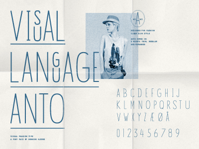 Anto Typeface branding font logo print profile symbol typography
