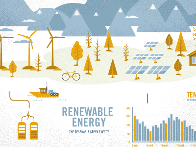 Energy Infographic illustration infographics print web